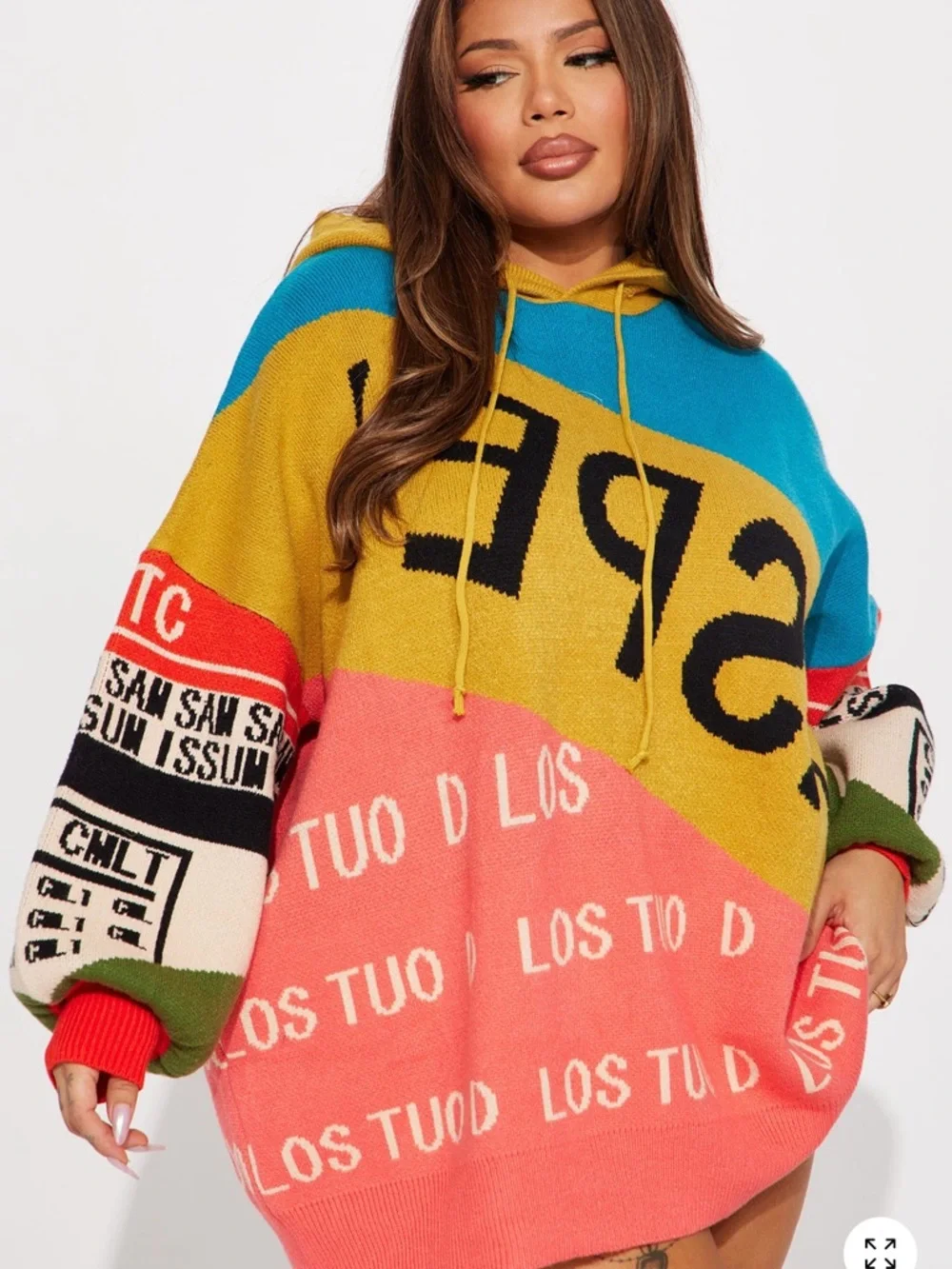 NWT Moto Sweater Dress - Picture 2 of 3